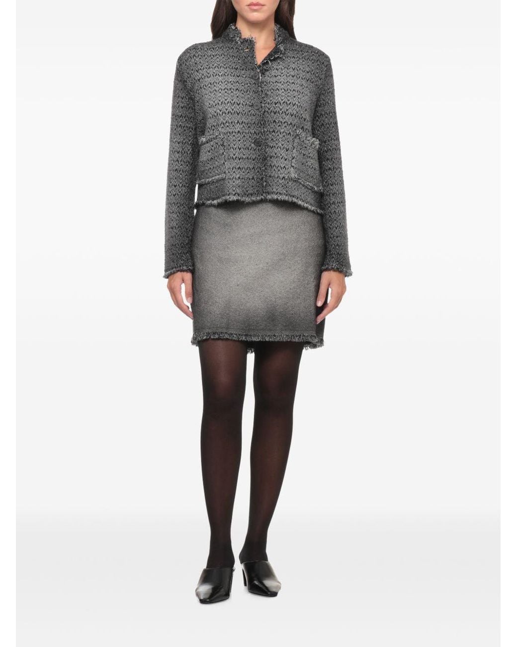 Avant Toi Black Wool Crewneck Jacket
