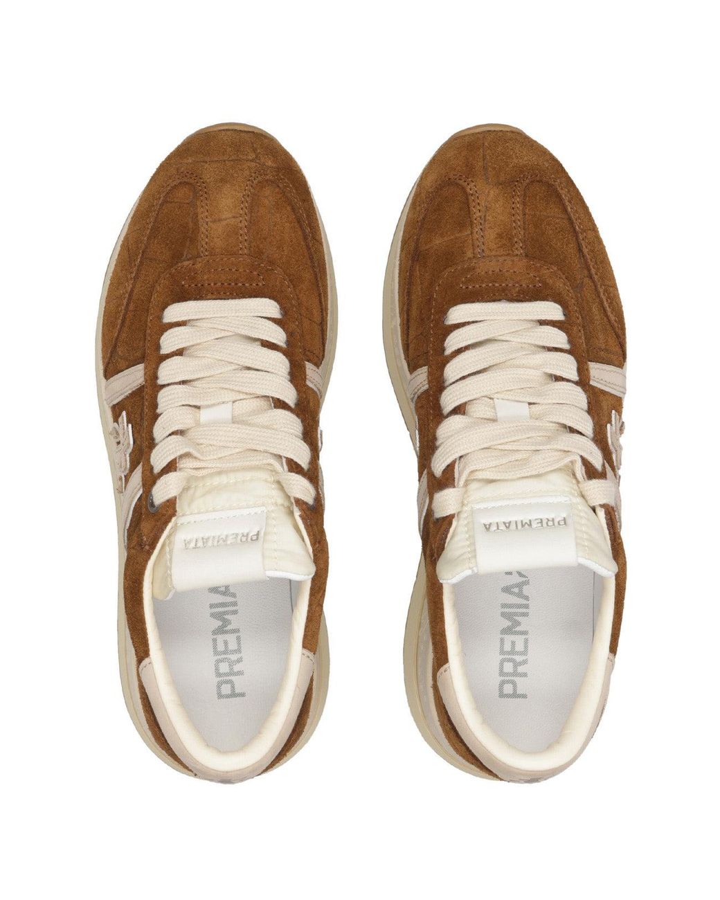 Baskets Camel Premiata en coloris Brown