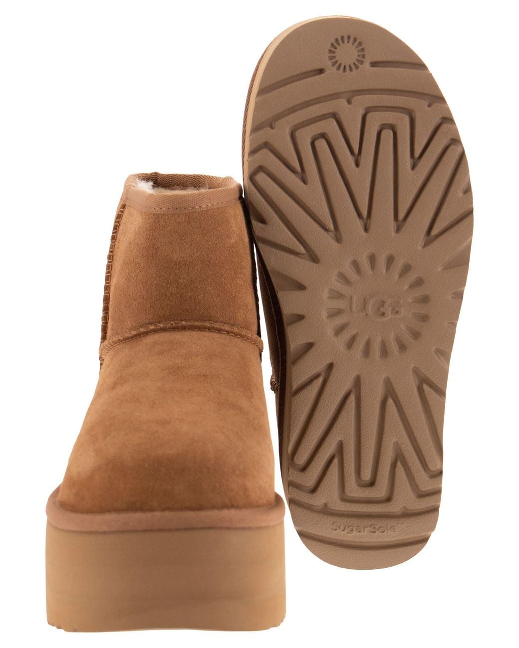 Ugg Brown Classic Mini Platform