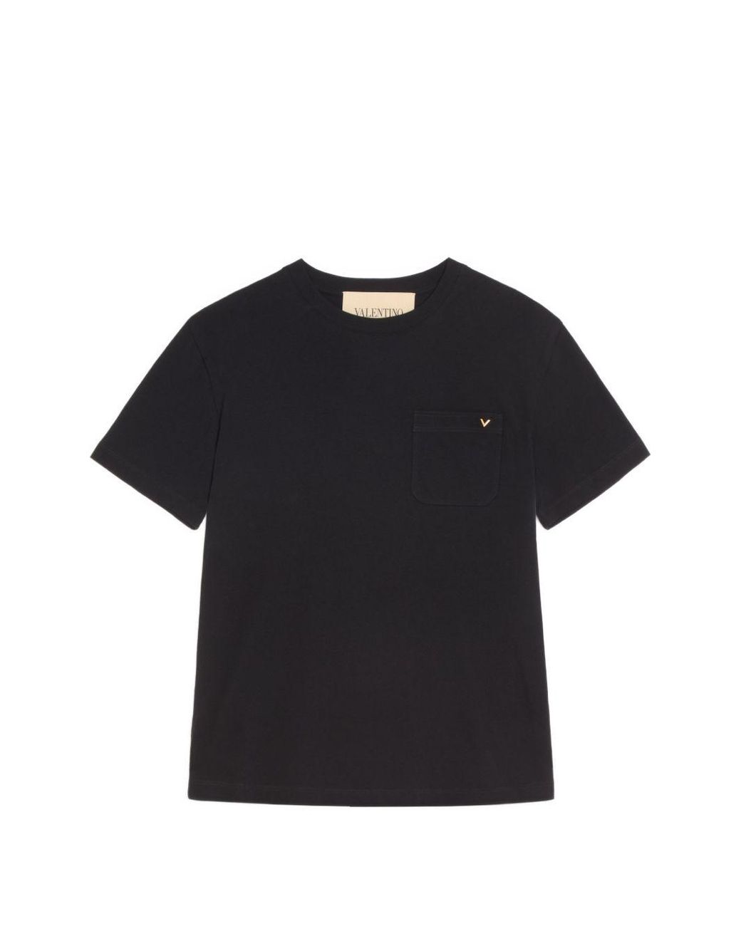 Valentino Black V Cotton T Shirt