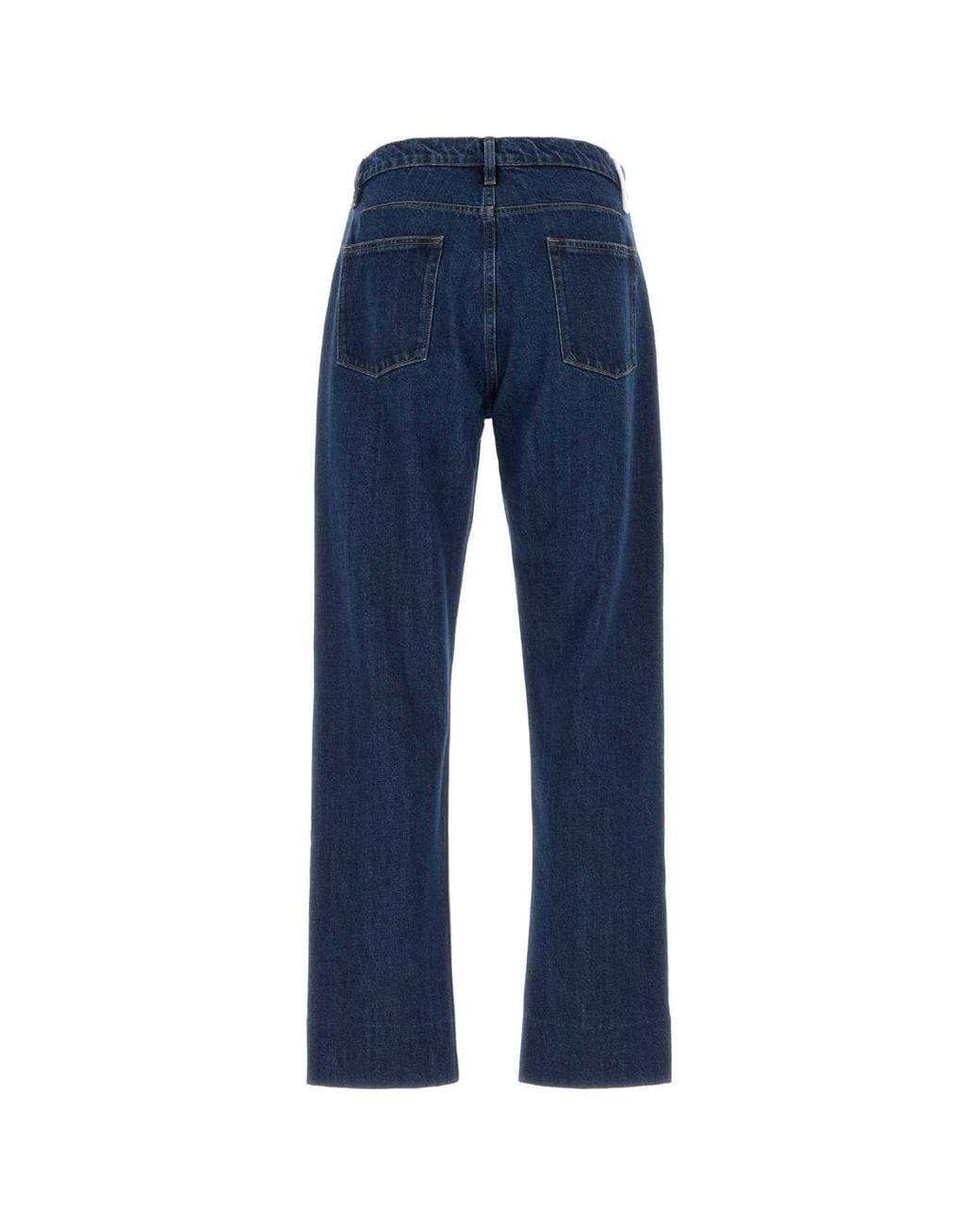 Jil Sander Blue Mid Rise Jeans for men