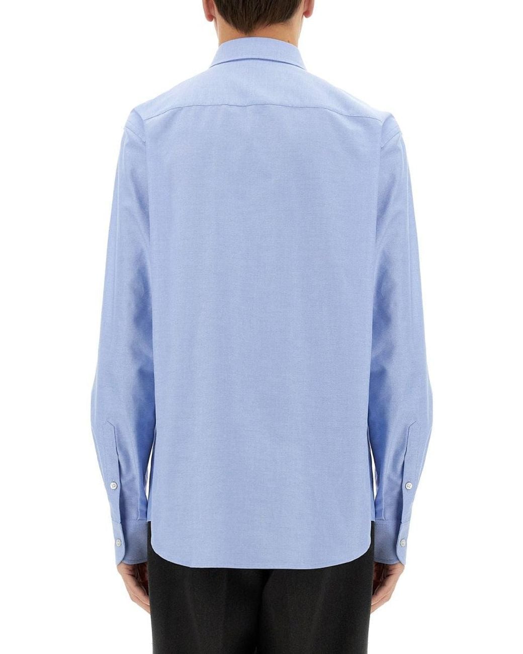 Valentino Blue "Vlogo Signature" Shirt for men