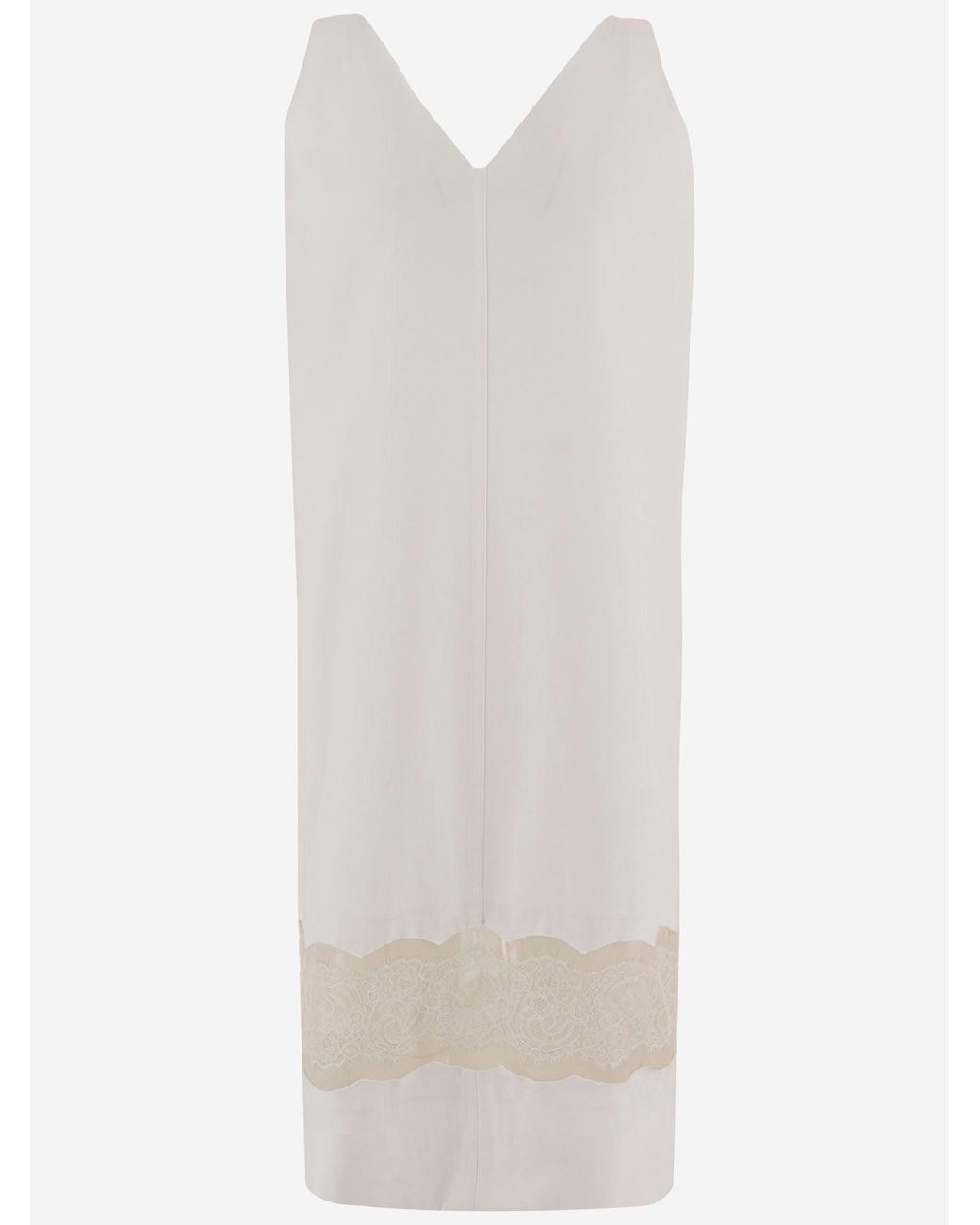 Carven White Geschnitzt