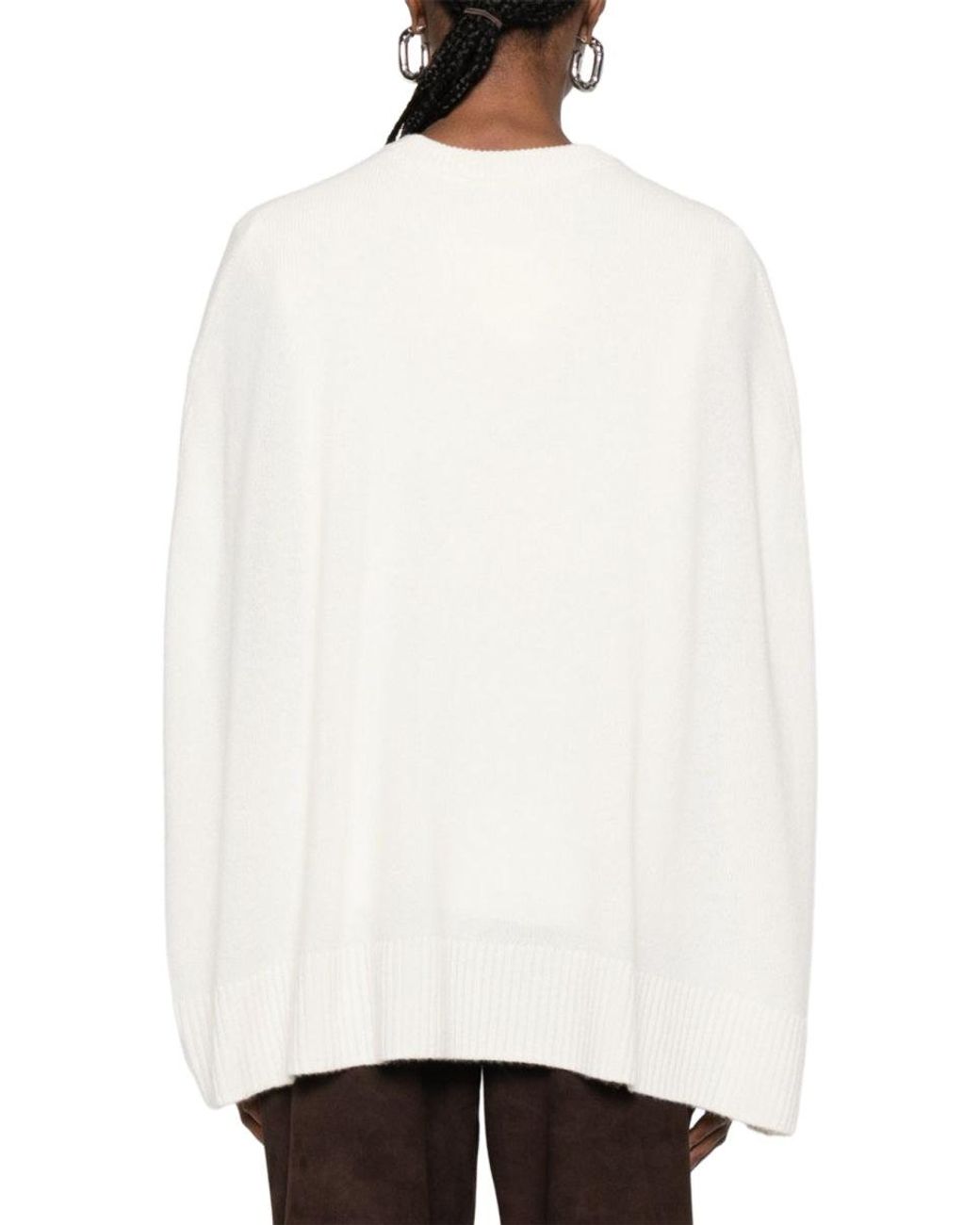 Totême  White Cashmere Sweater