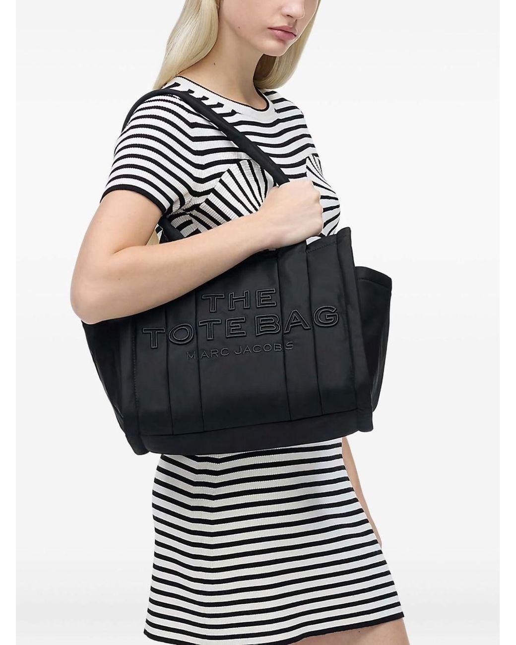 Marc Jacobs Black Nylon The Medium Tote