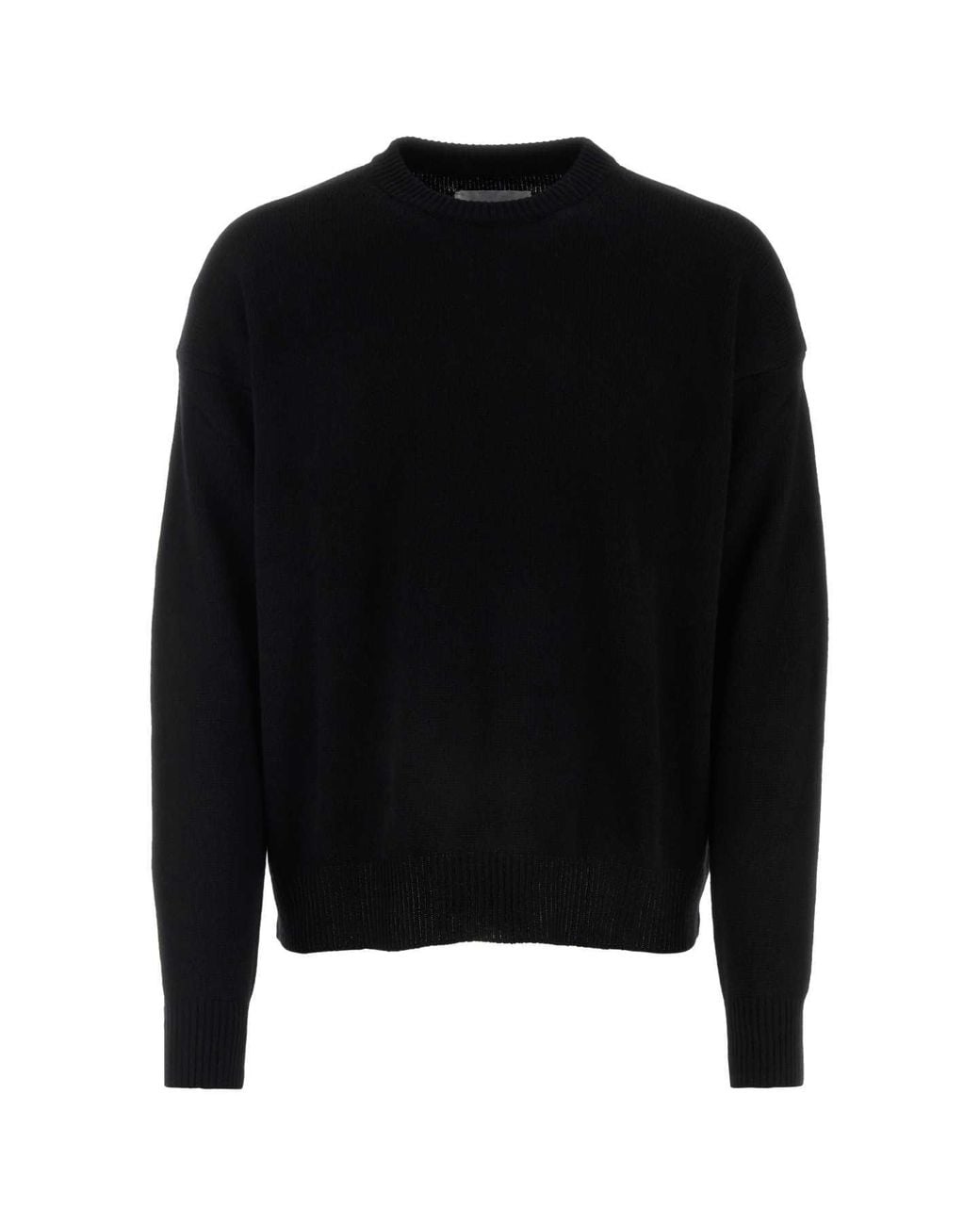 Jil Sander Black Cashmere Sweater for men