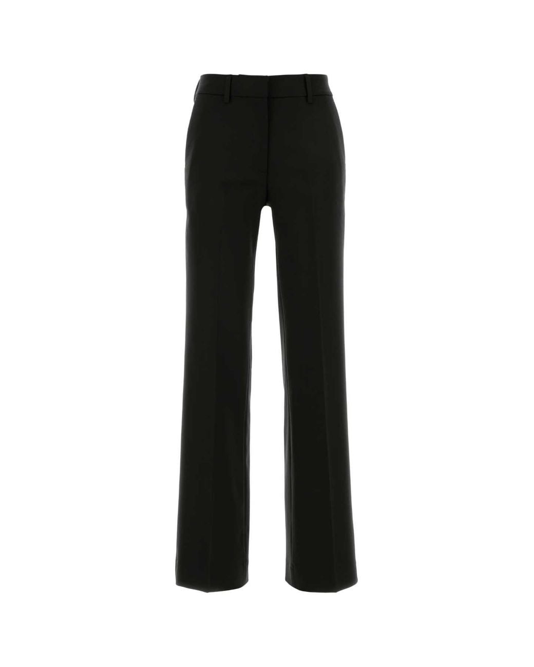 PT Torino Black Jodie Stretch Wool Pant