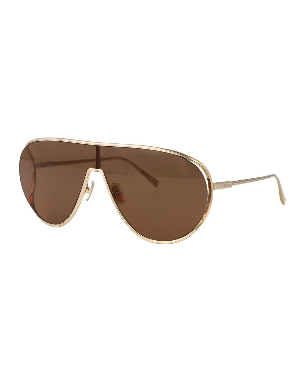 Ferragamo Brown Sunglasses