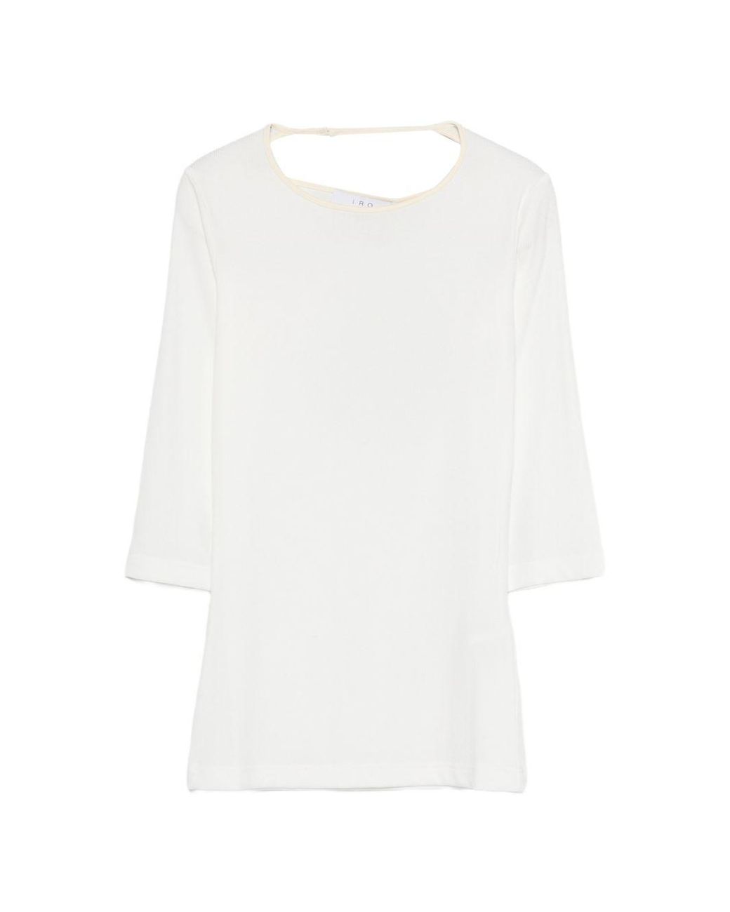 IRO White Thanya Ribbed Sweater