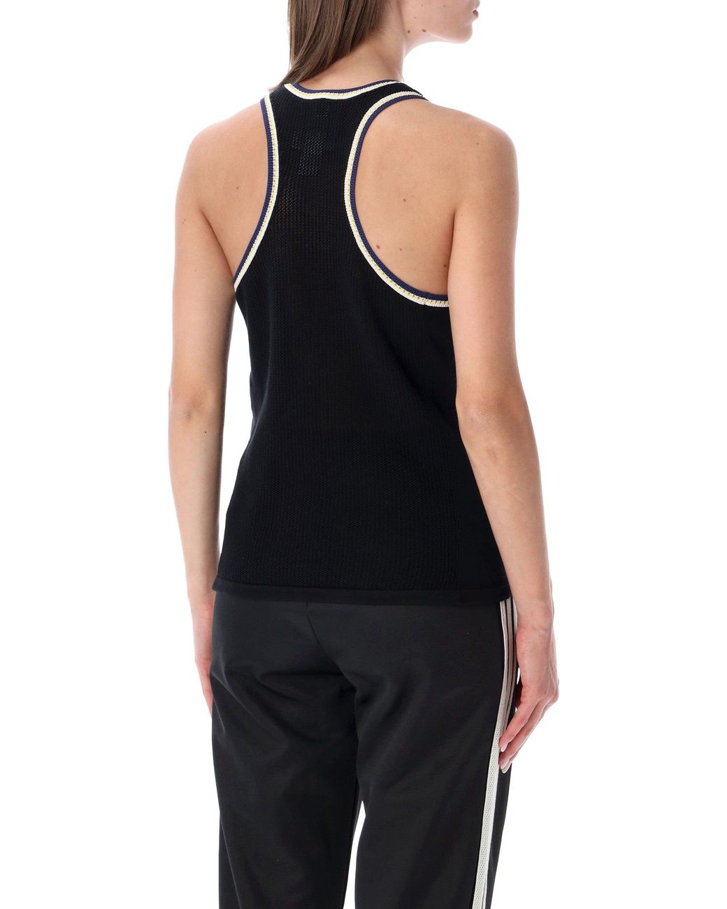 Adidas Originals Black Elevated Sport Mini Mesh Tank Top