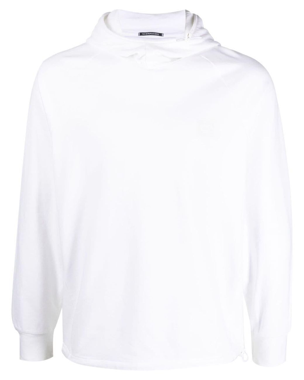 C P Company Blue Mixed Hoodie for men