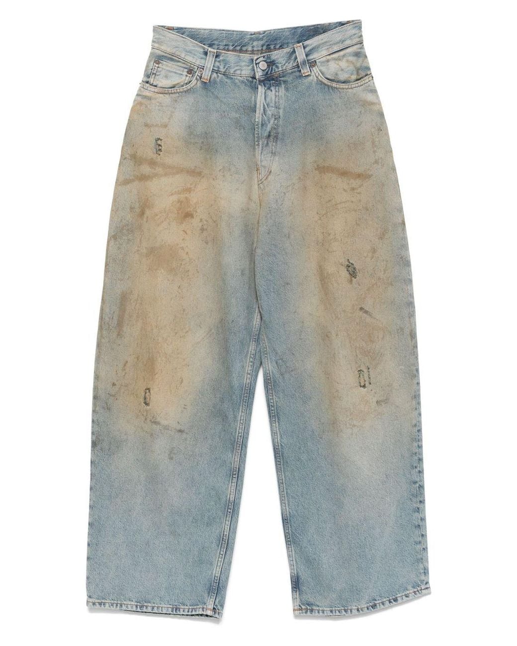 Acne Blue Clear Cotton Jeans