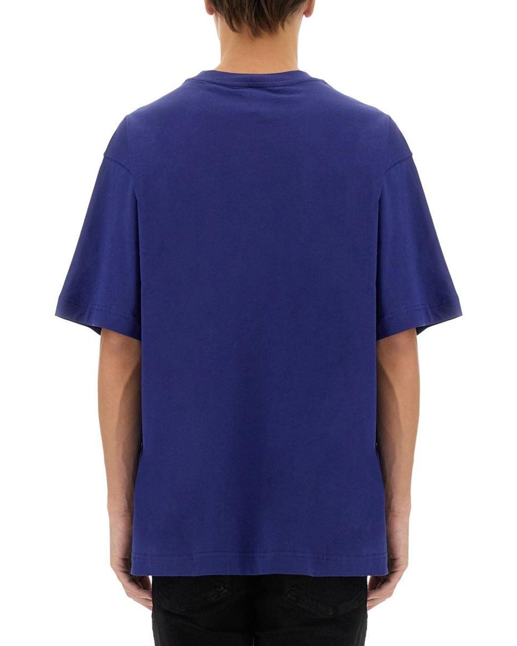 Versace Jeans Couture Blue Gothic Logo T-Shirt for men