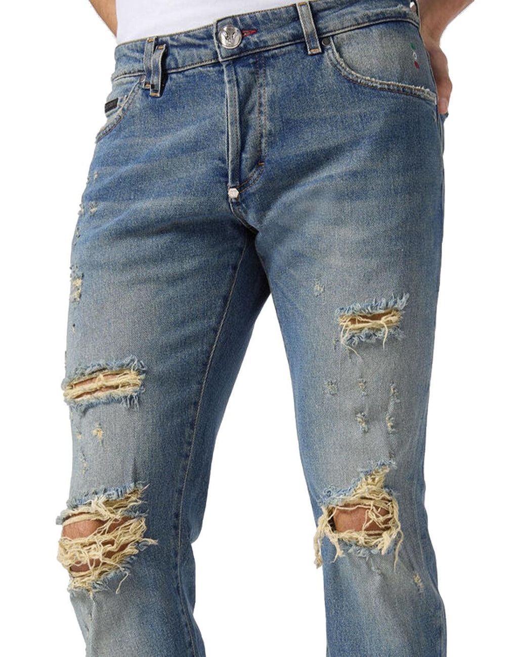 Philipp Plein Denim in het Blue voor heren