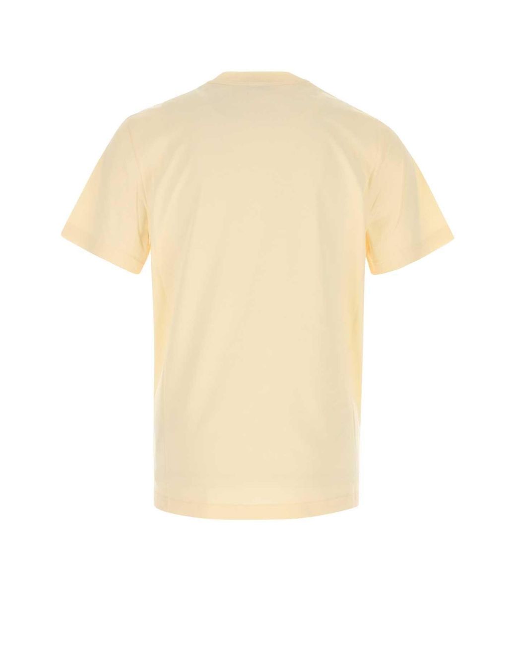 Moncler White Cream Cotton T Shirt
