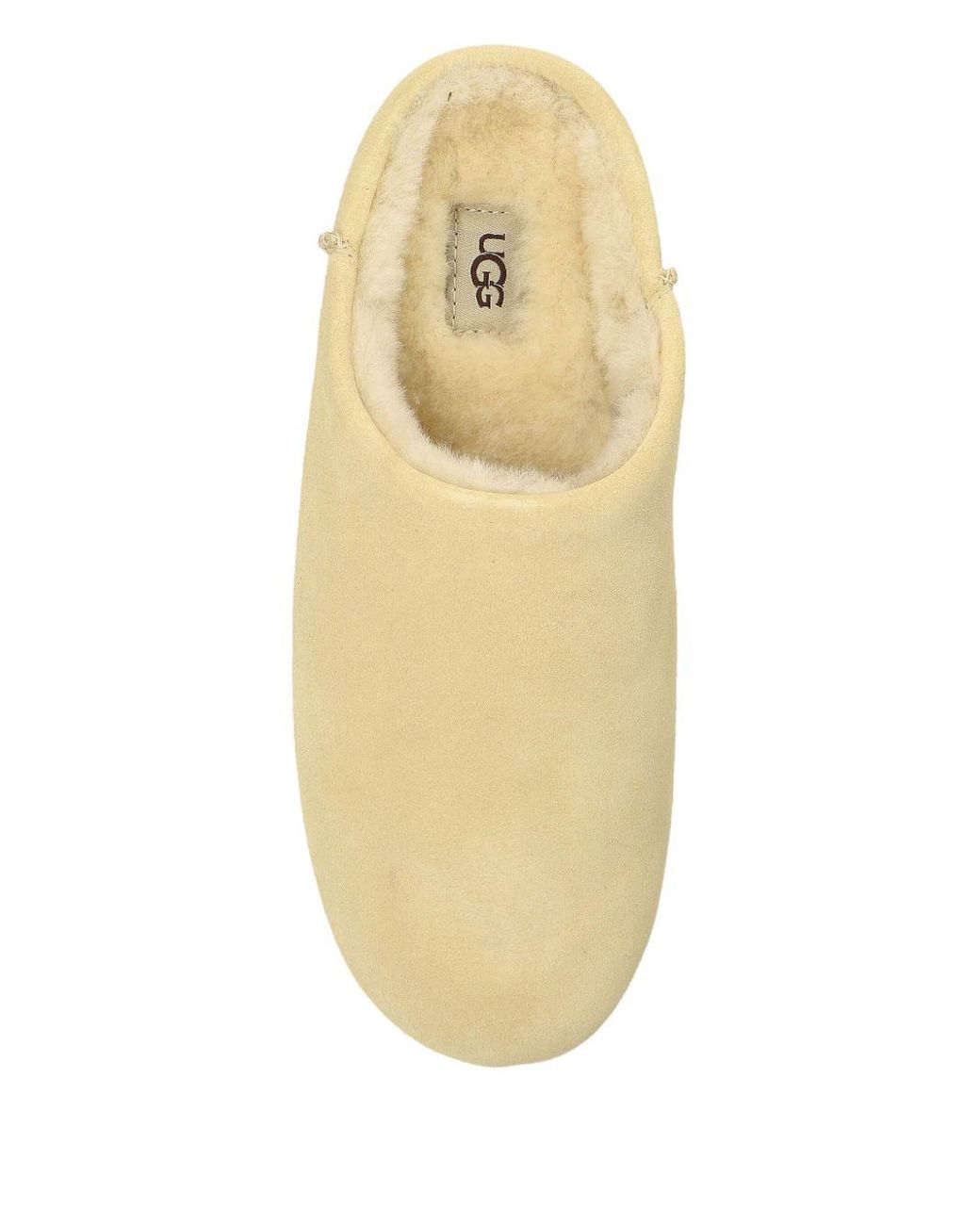 Ugg Natural Flache Mules Mit Schafsleder-Futter