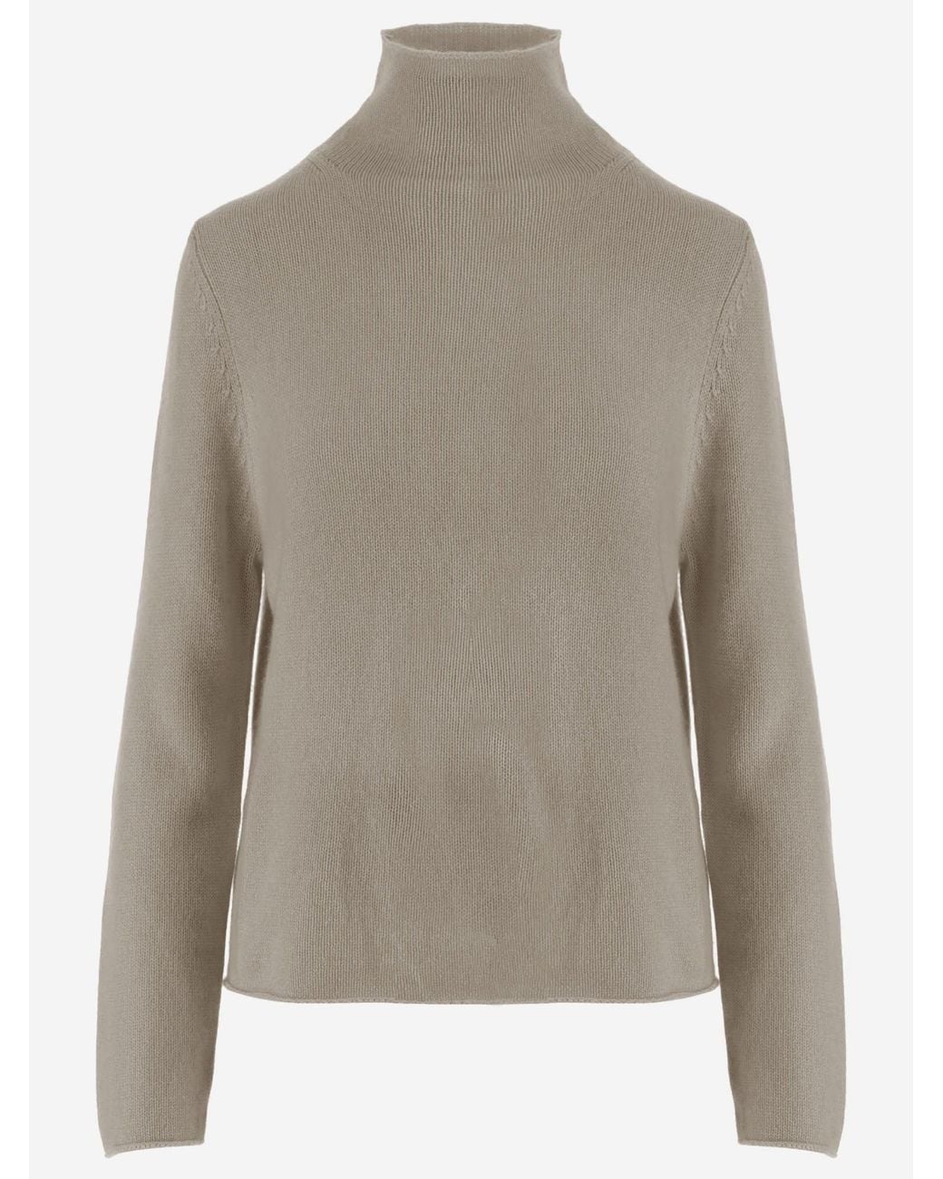 Allude Gray Cashmere Sweater