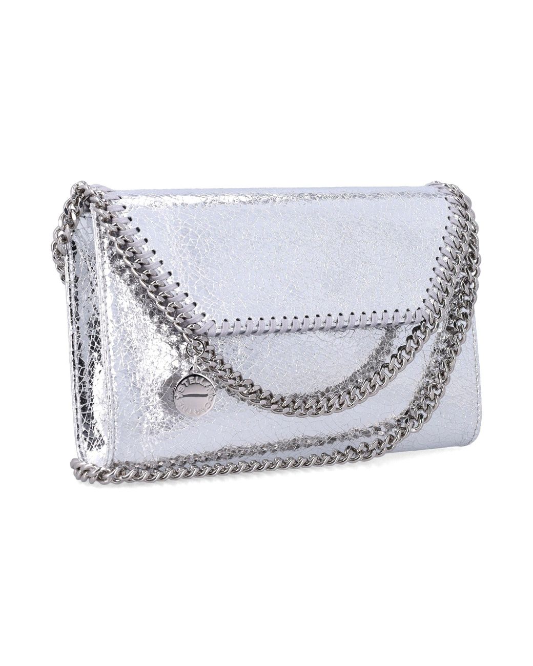 Stella McCartney Gray Falabella Wallet On Chain