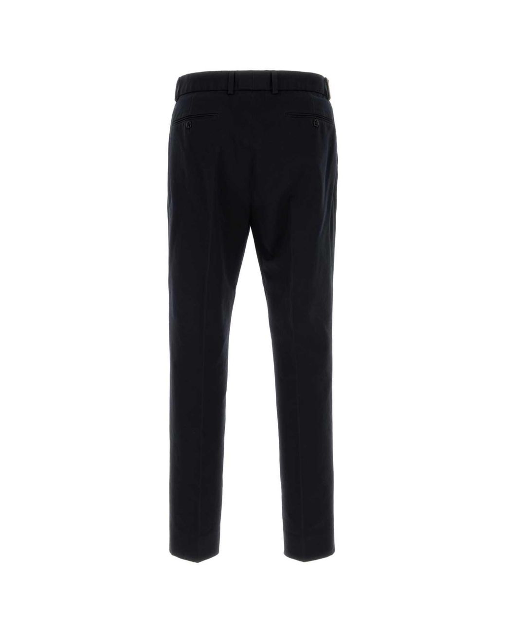 Gucci Black Logo-Embroidered Trousers for men