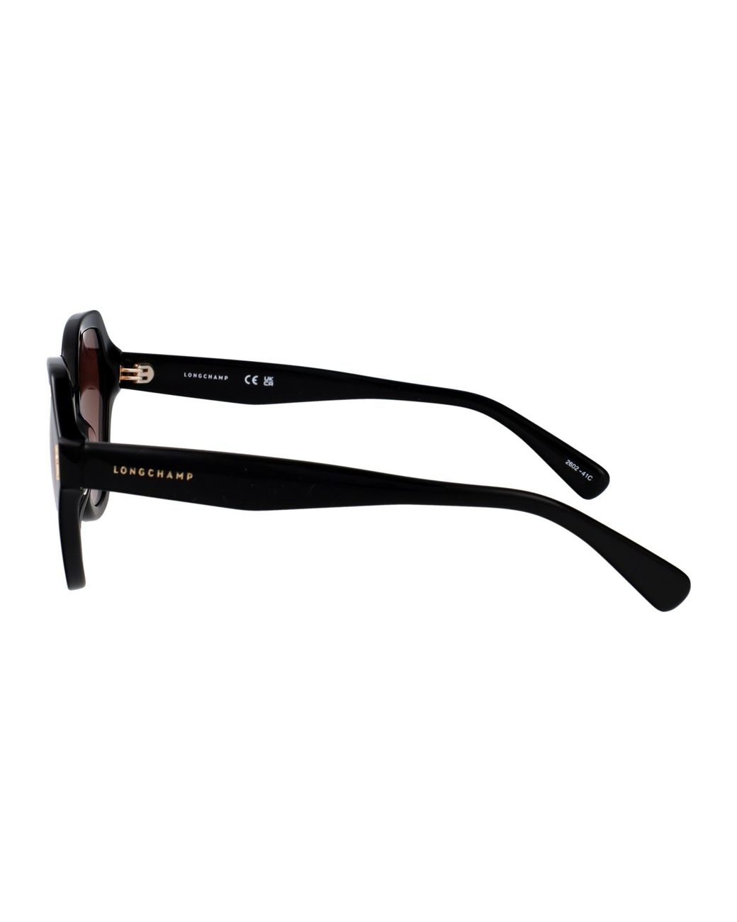 Longchamp Brown Acetate Sunglasses