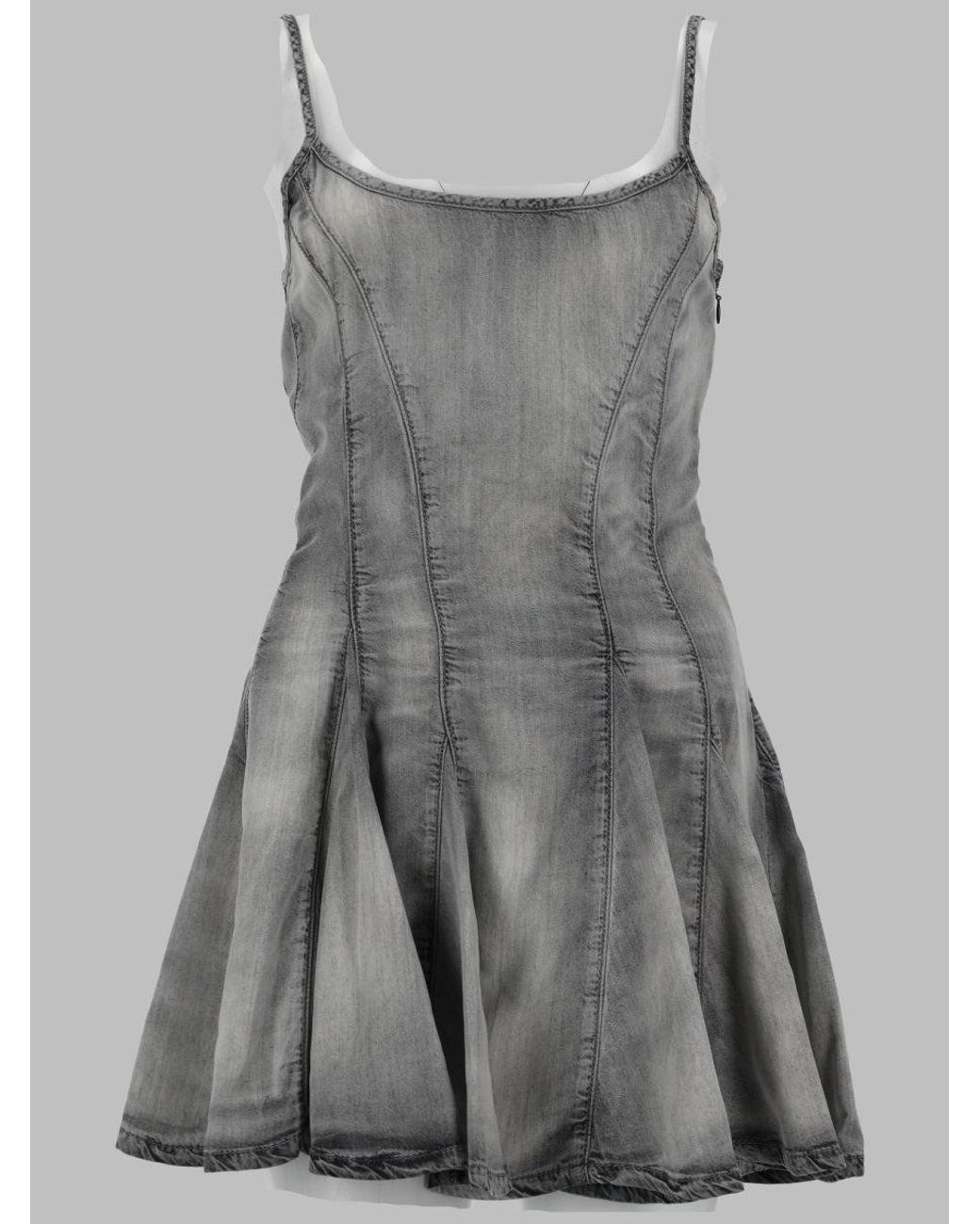 DIESEL Gray Abito Corto "De-Spoky"
