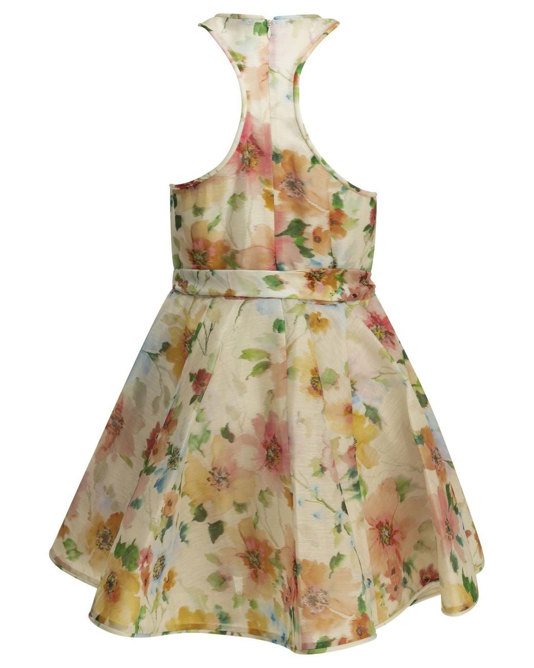 Zimmermann Metallic "Alchemy Racer" Flared Dress
