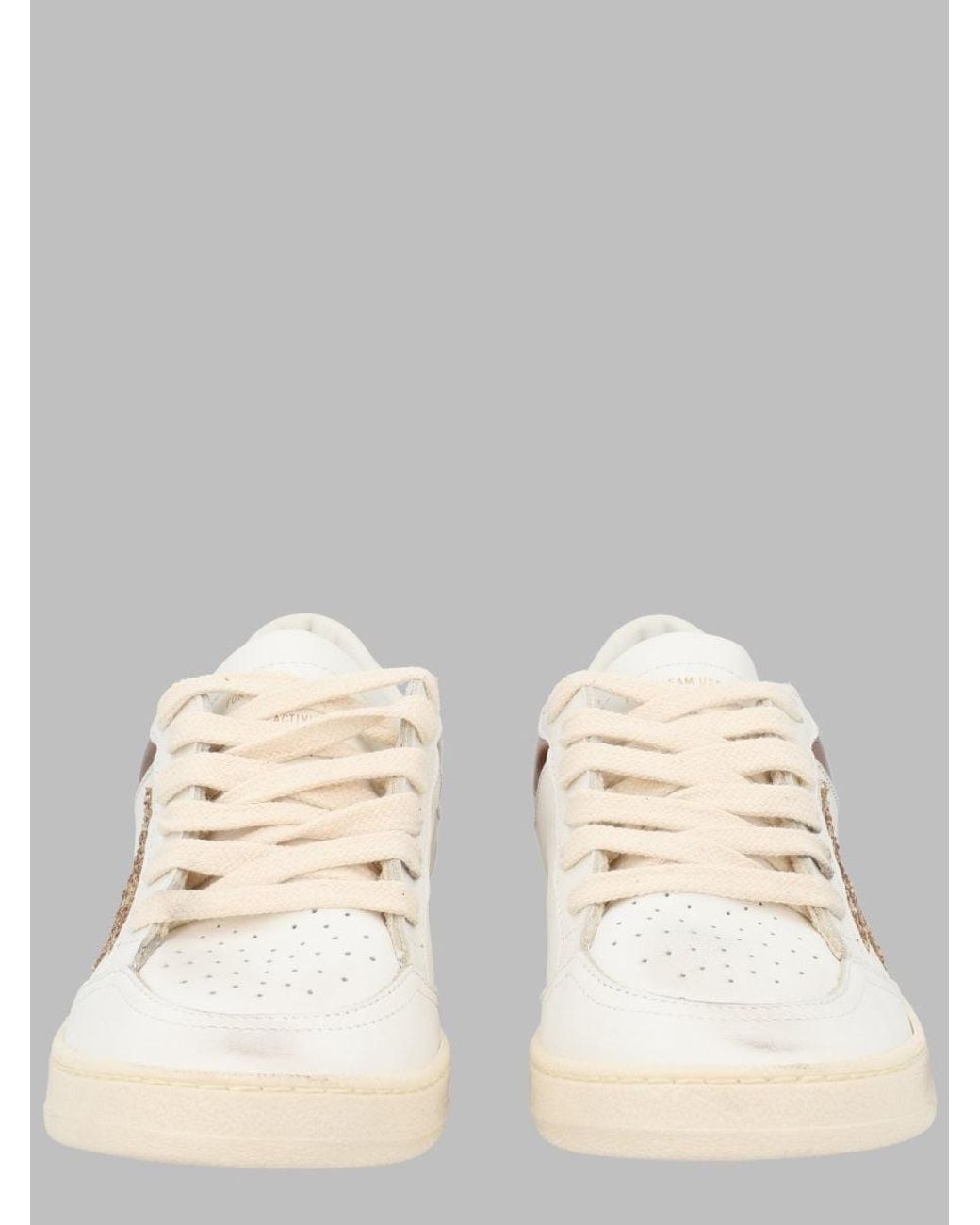 Golden Goose Deluxe Brand Natural Sneakers Ball Star And Cow Leather