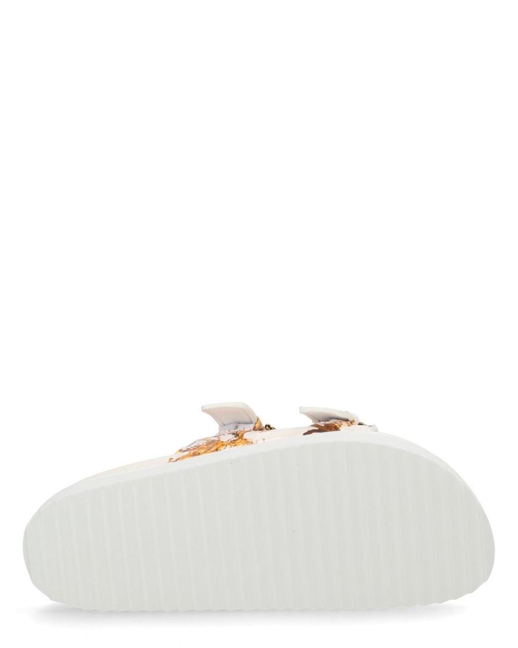 Versace Jeans Couture Multicolor Polyurethane Flat