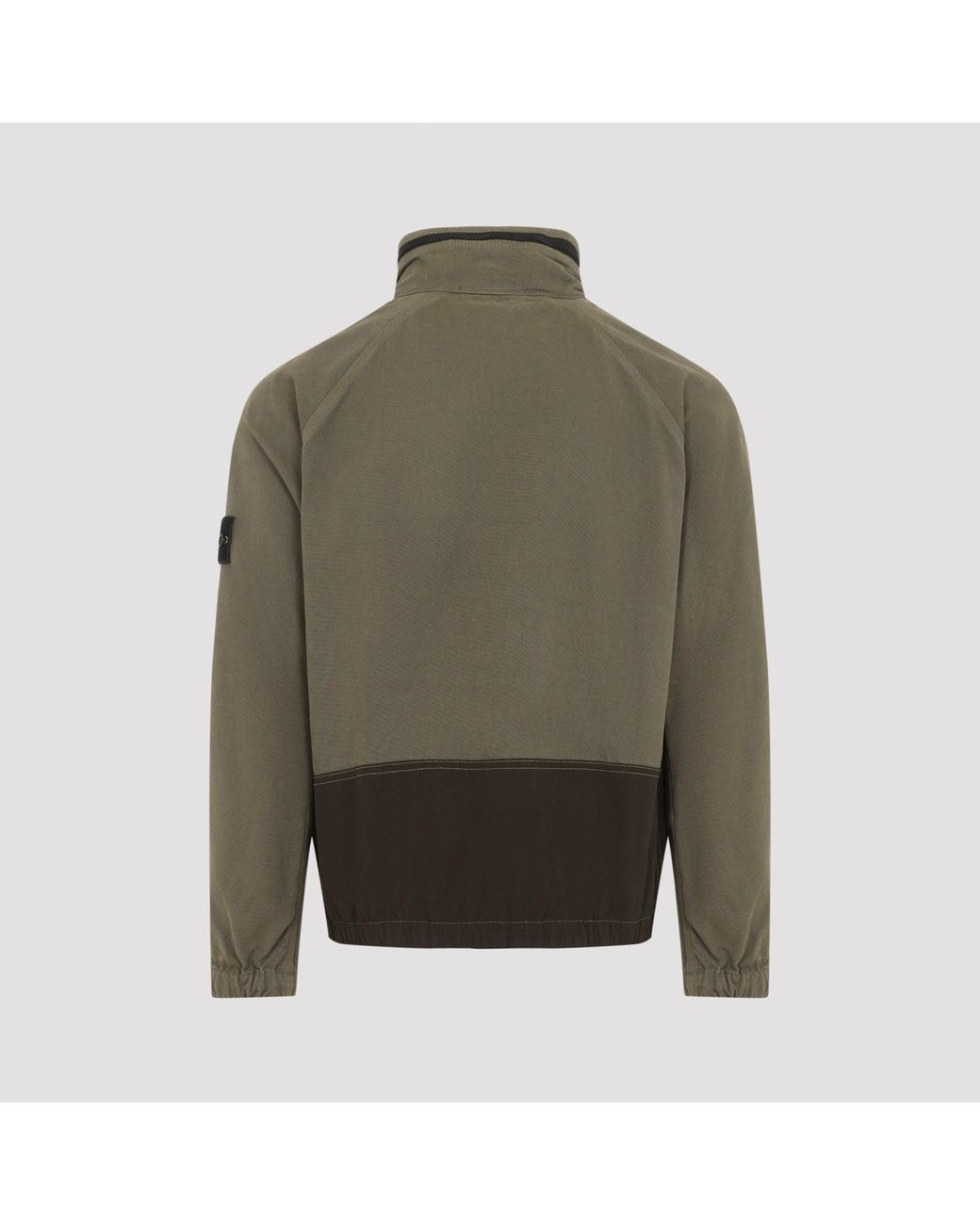 Stone Island Green Military Cotton Jacket