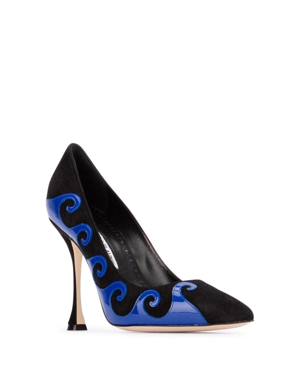 Manolo Blahnik Blue Heel Shoes