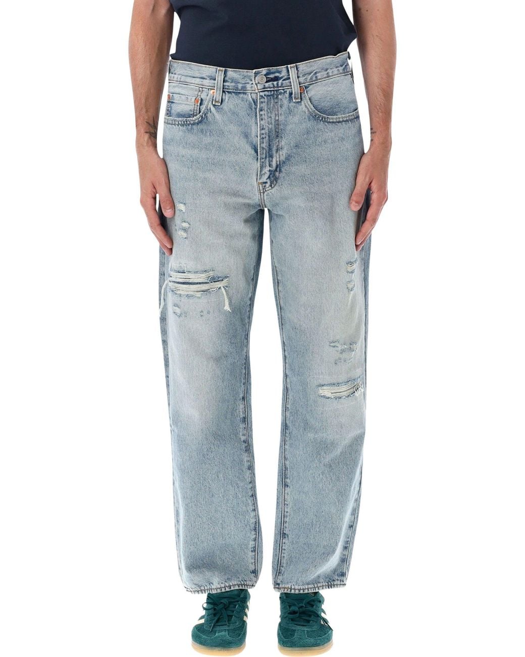 Levi's Blue 568 Loose Straight Jeans