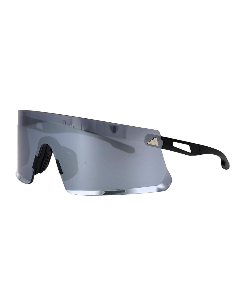 Adidas Blue Nero Opaco Fumo Specchiato Injected Sunglasses