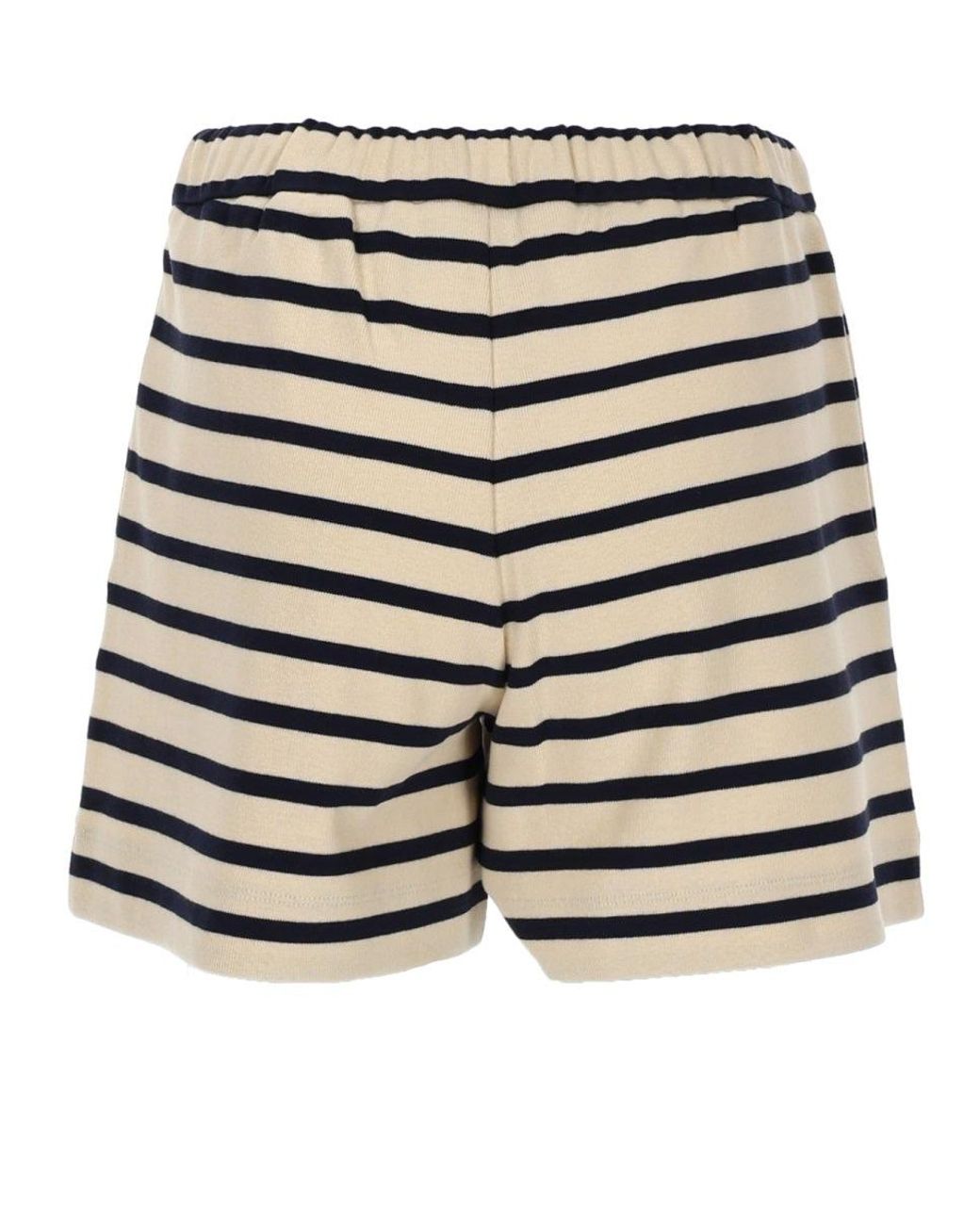Moncler Blue Stripes Shorts