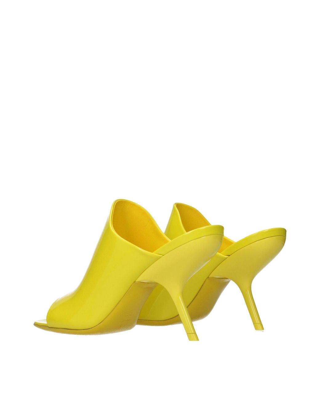 Ferragamo Yellow Era Sandals Patent