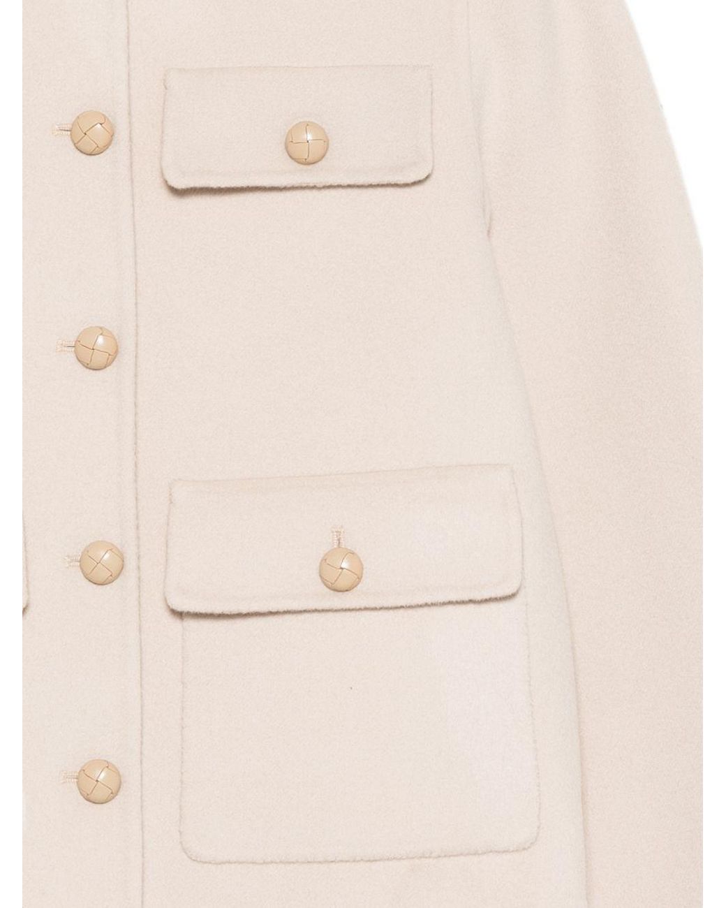 Semicouture Natural Alisa Wool Jacket
