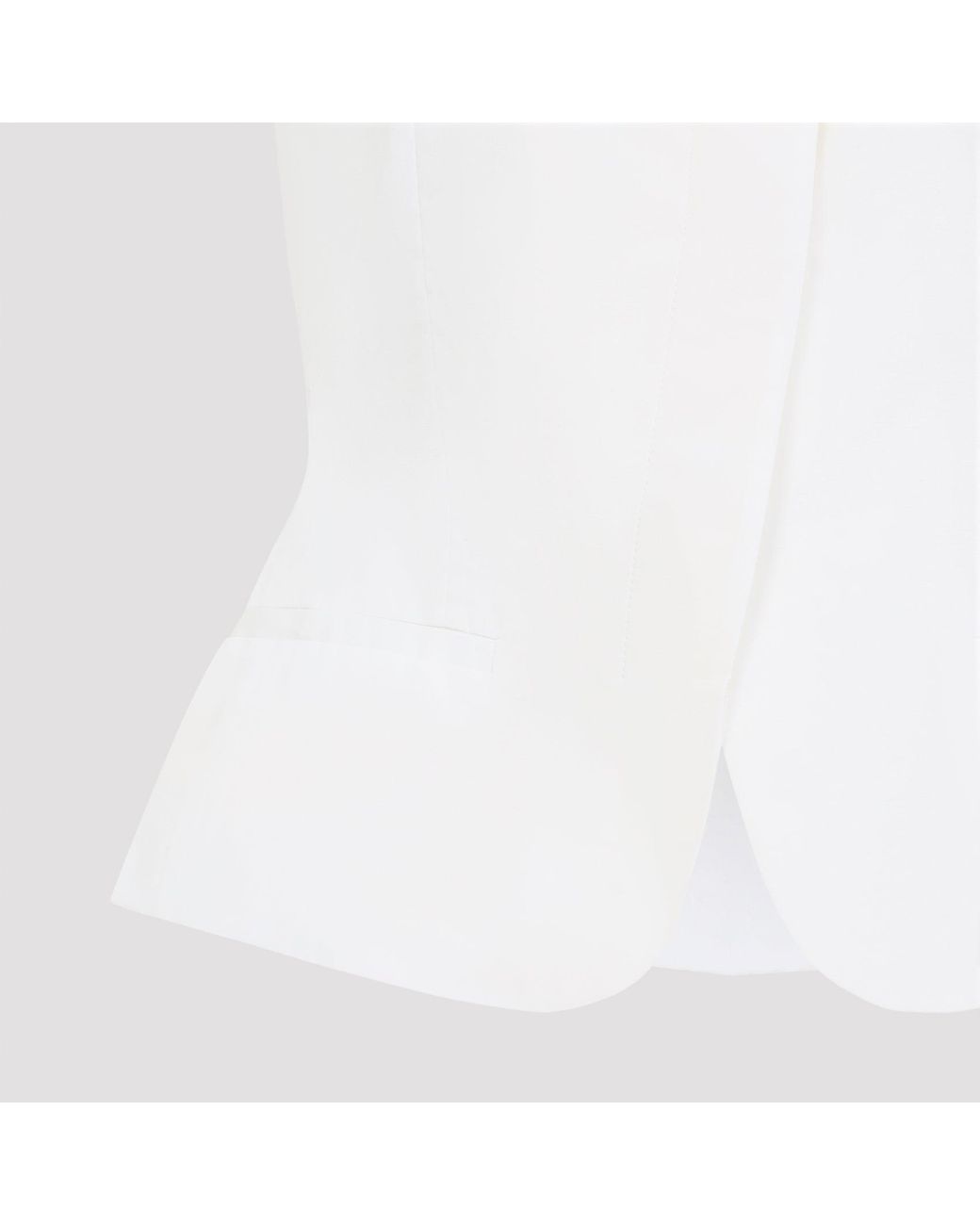 Jacquemus Ovalo-jas in het White