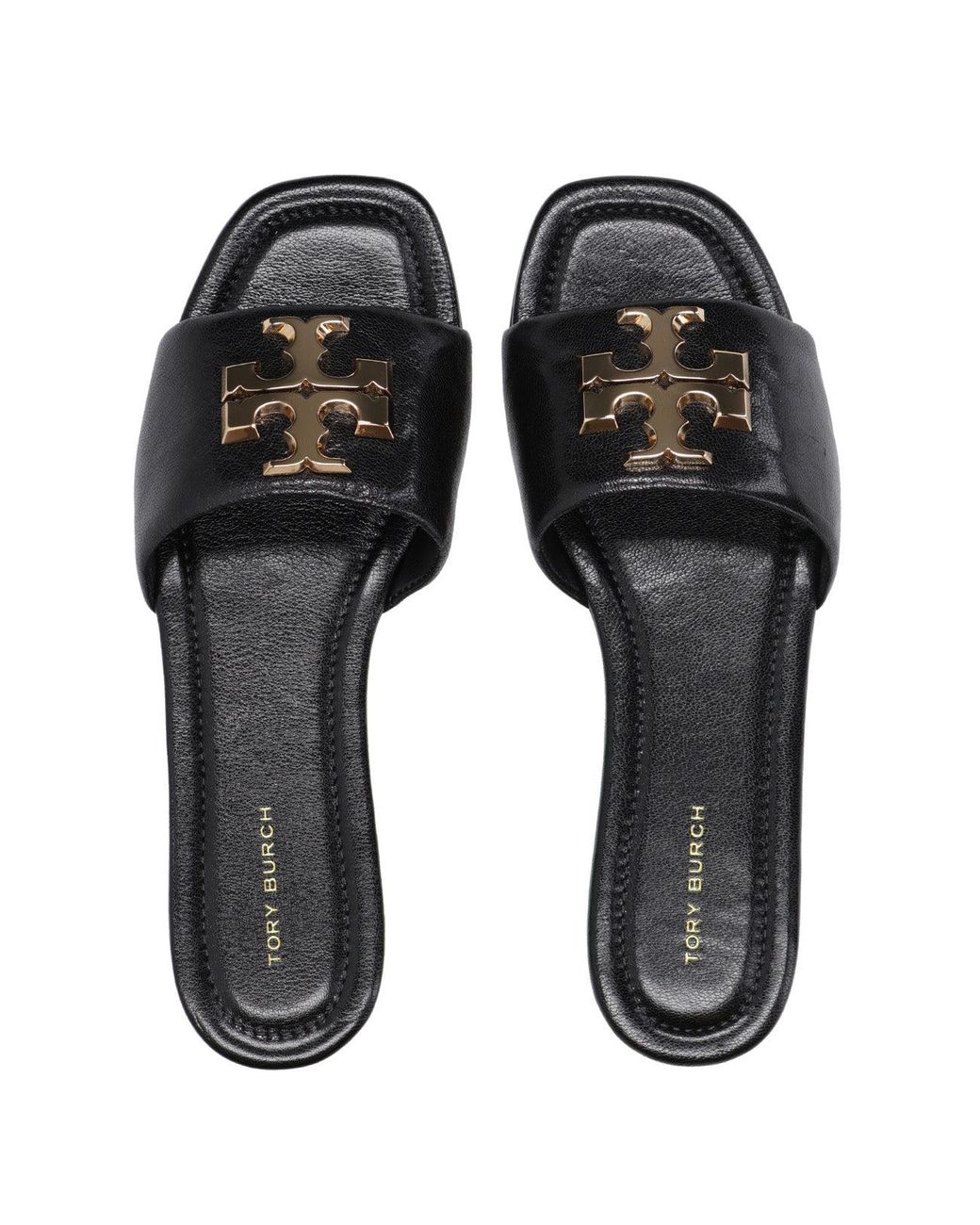 Tory Burch White E Sandalen schwarz