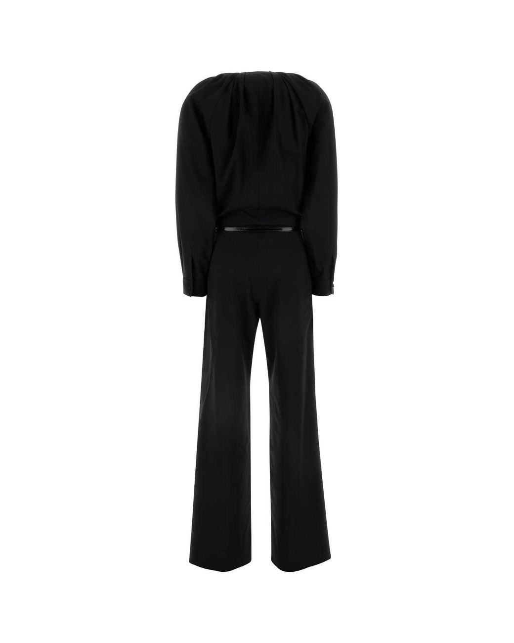 Gucci Black Stretch Wool Jumpsuit for men