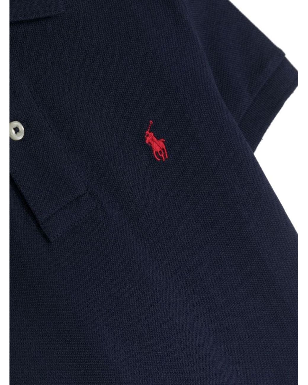 Polo Ralph Lauren Blue Custom Fit-Tops-Knit