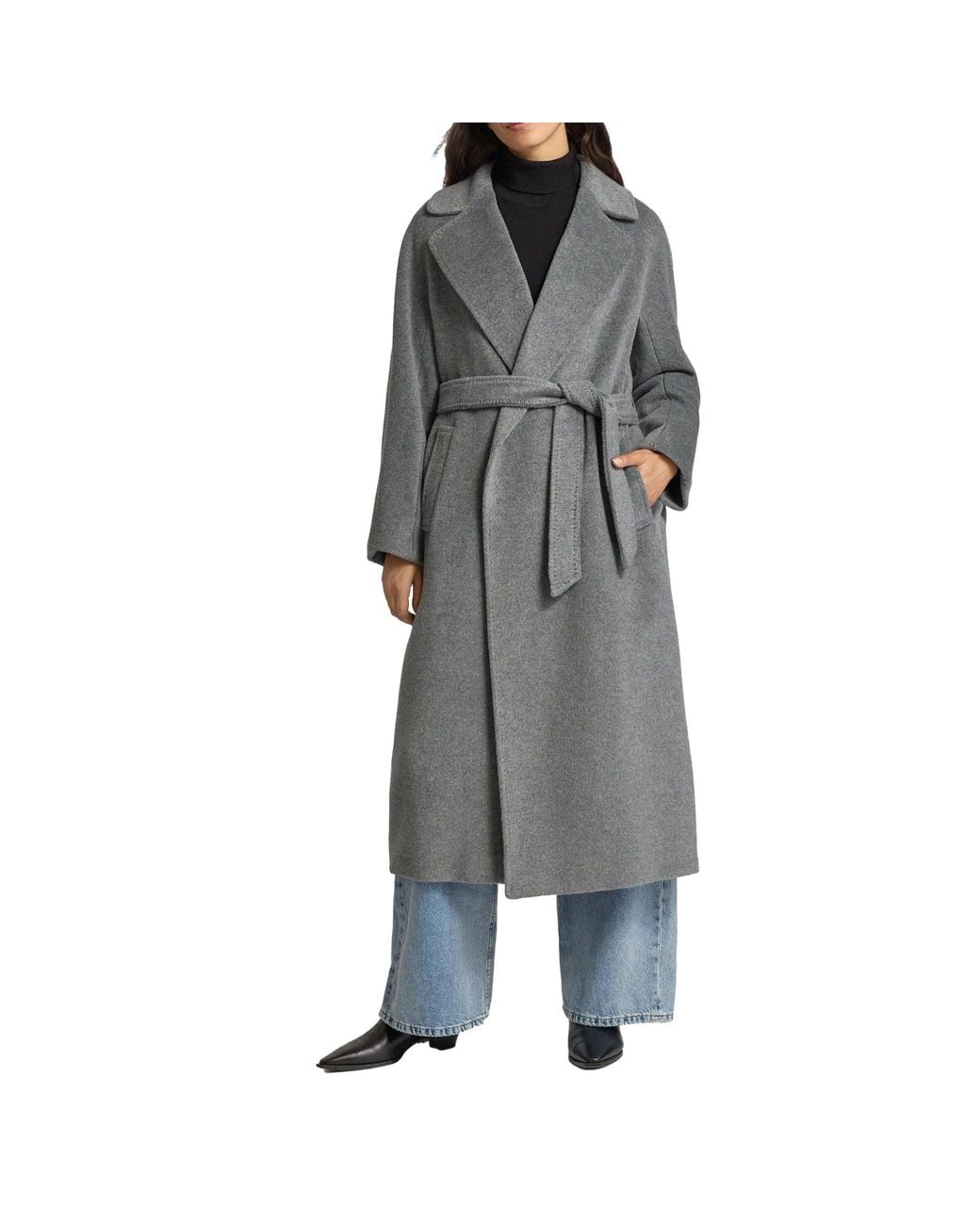 Weekend by Maxmara Gray Weekend Tempera Wool Coat