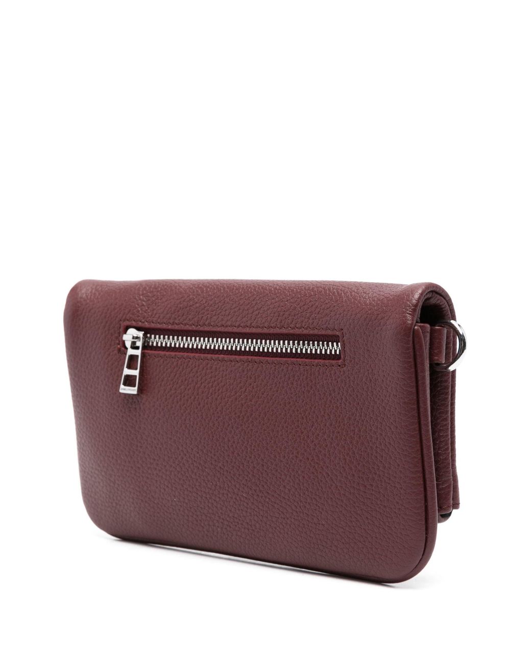 Zadig & Voltaire Rock Nano Grained Leather in Purple | Lyst
