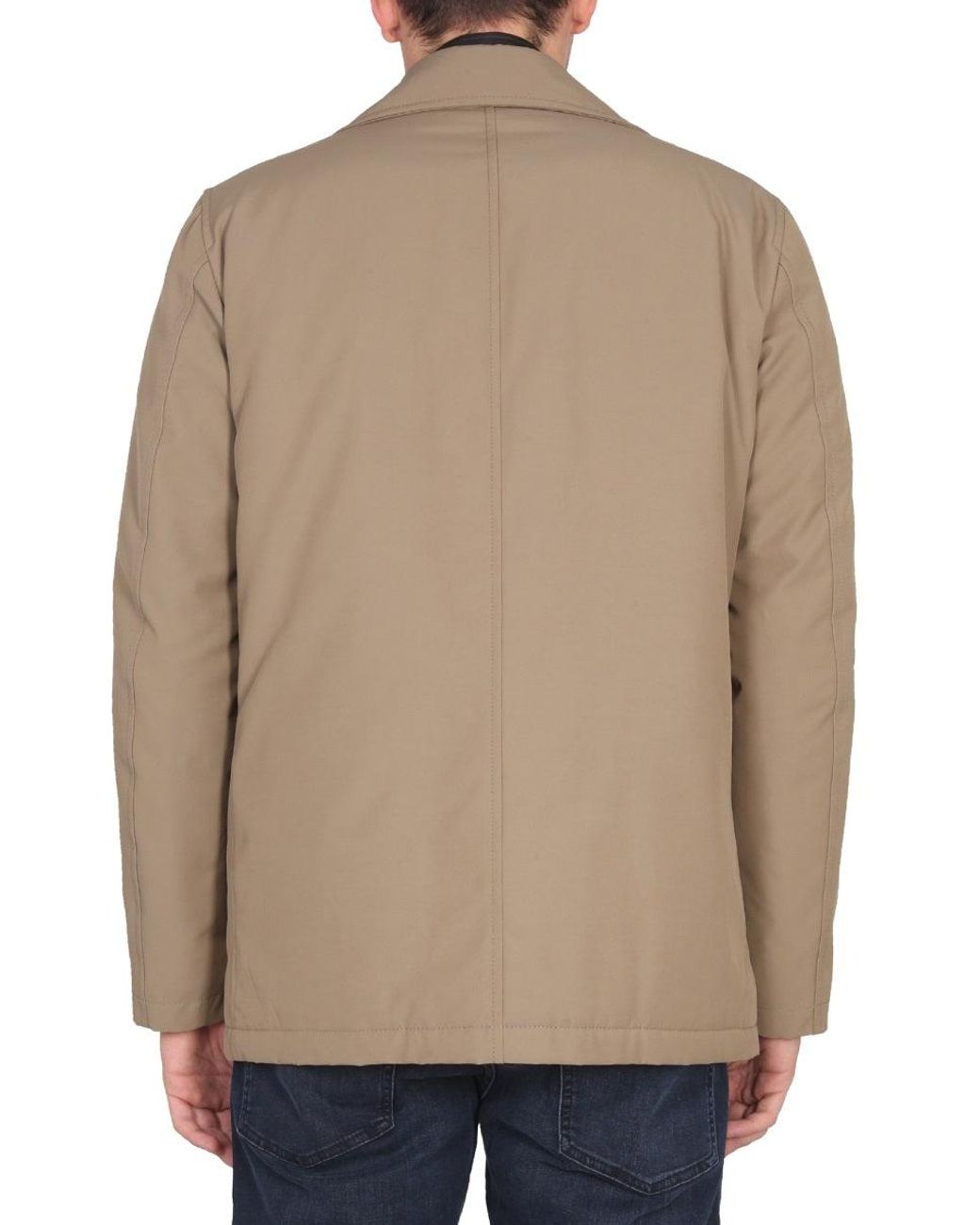 Fay Natural "Peacot Double Front" Coat for men