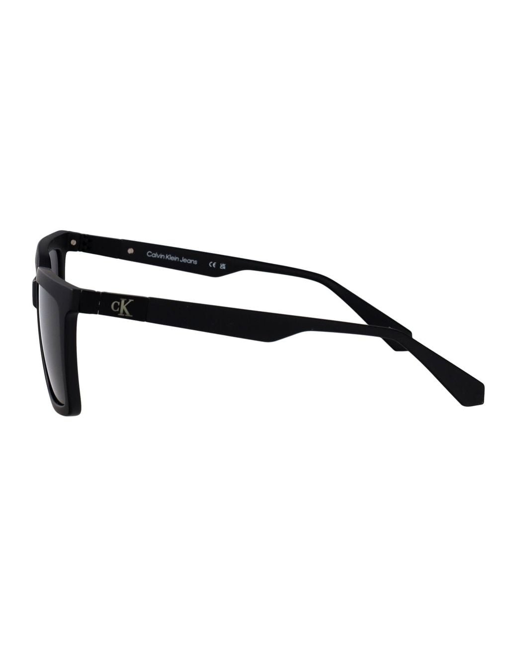 Calvin Klein Blue Matte Injected Sunglasses