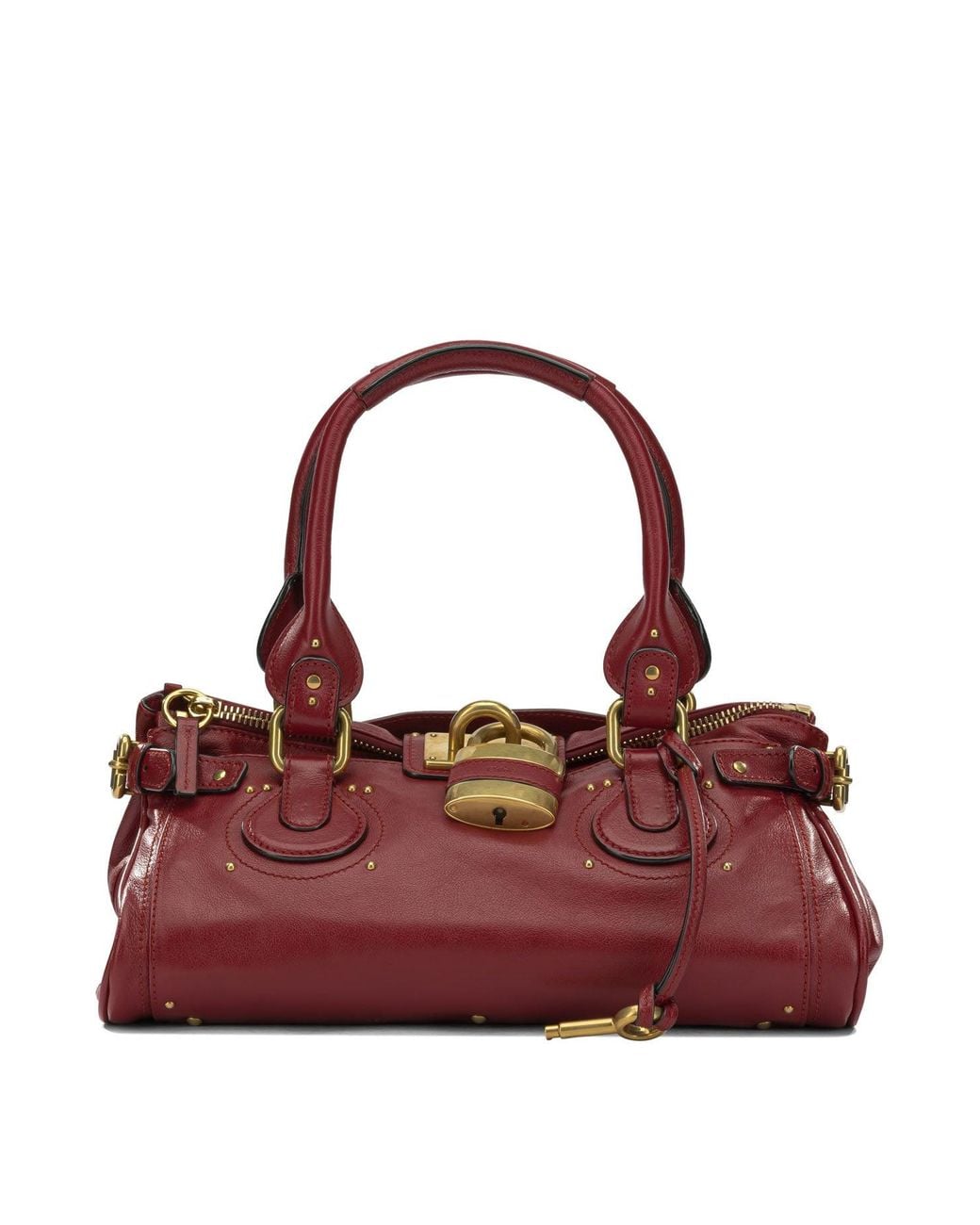 Chloé Red "Paddington" Medium Handbag
