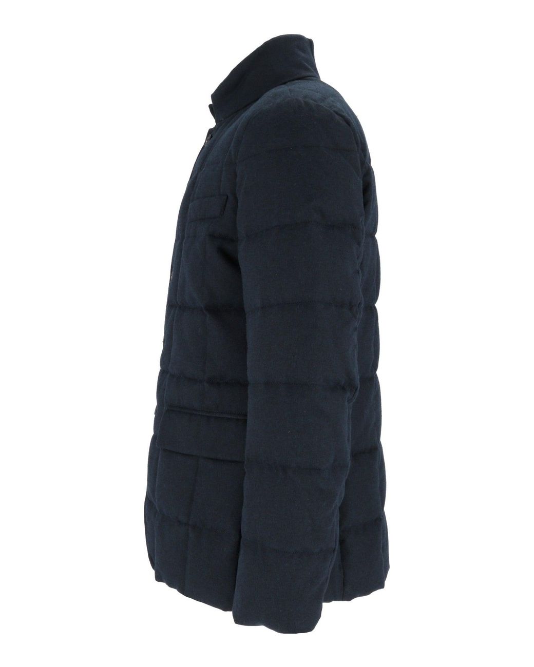 Fay Blue Double-Breasted Quilted Down Jacket