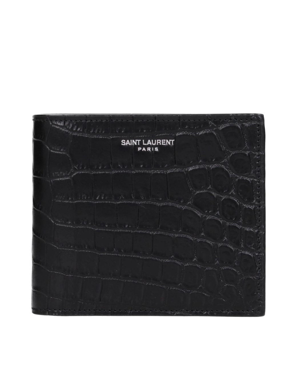 Saint Laurent Black Wallets With Skin