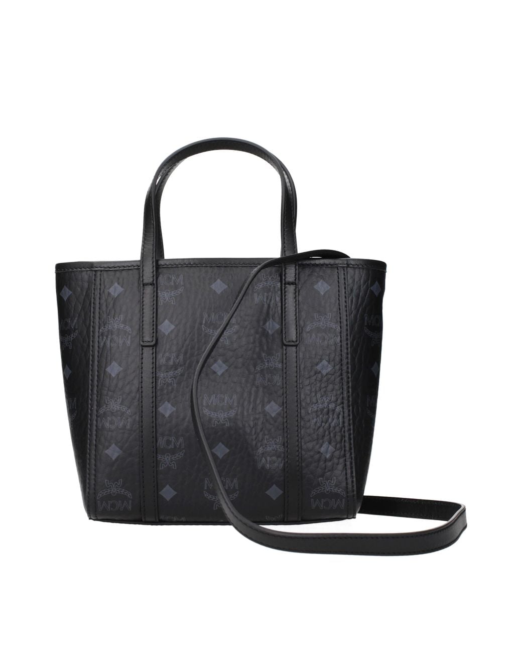 MCM Black Handbags Tinted Fabric