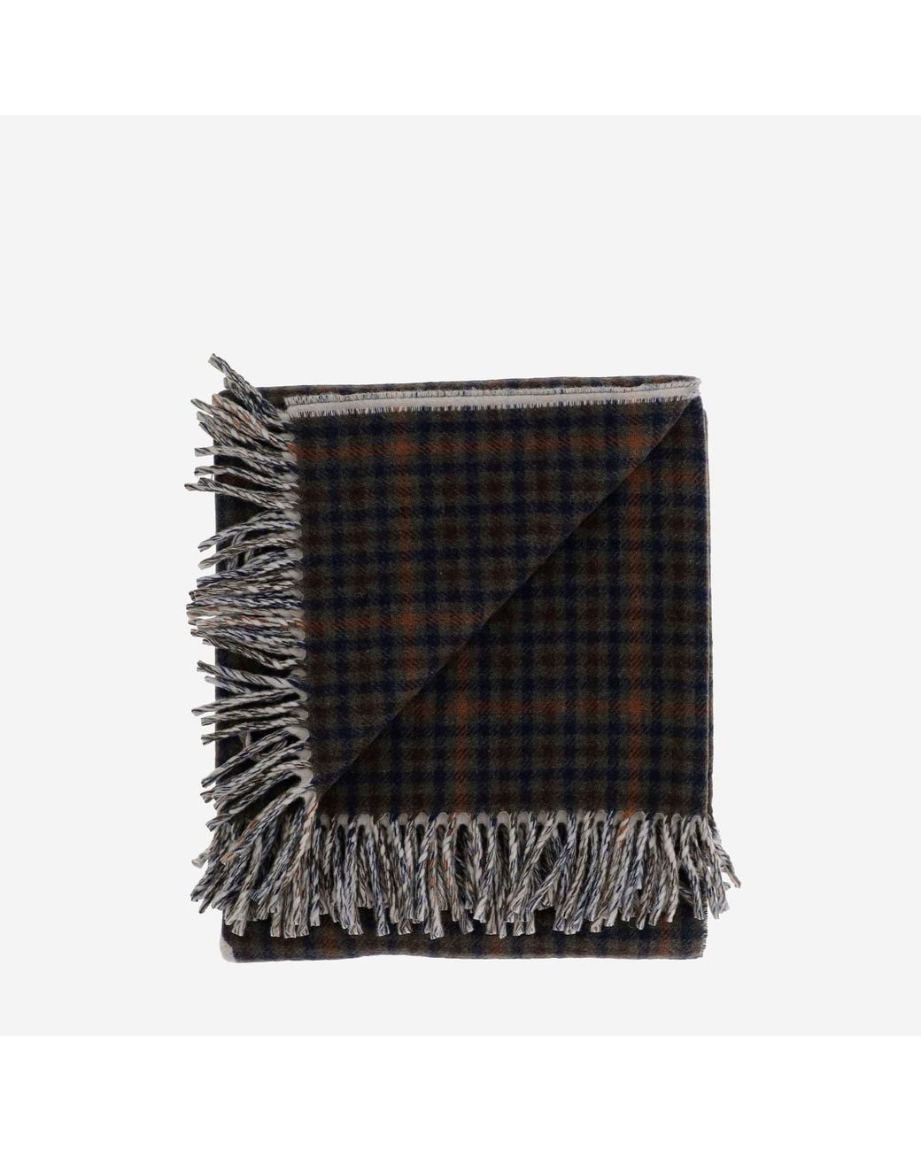 Autry Black Wool Blanket for men