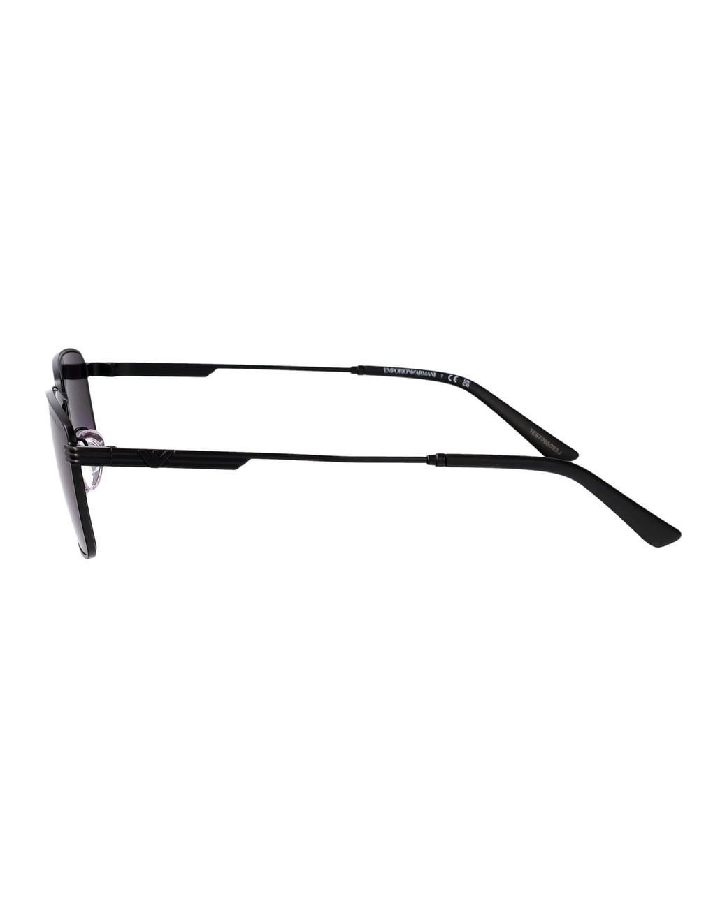Emporio Armani Black Rectangular Sunglasses 0 Ea2169 30018 G