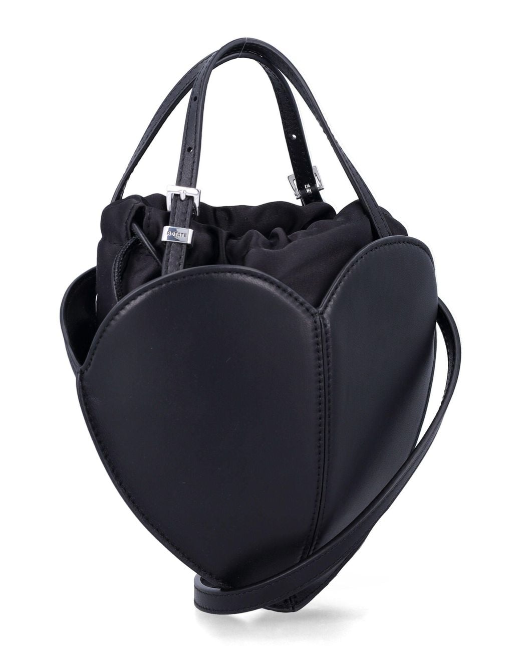 ROTATE BIRGER CHRISTENSEN Blue Heart-Shaped Leather Handbag